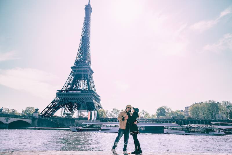 Infront of Eiffel Tower